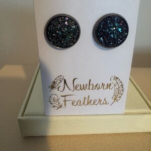 Sparkling Stud Earrings